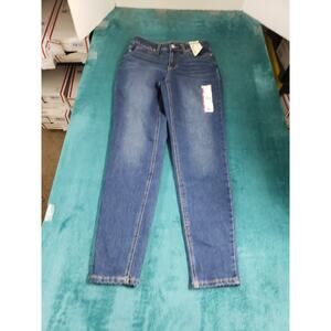 No Boundaries Jeans Size 0 Womens Blue Stretch Pants Denim High Rise Skinny NWT